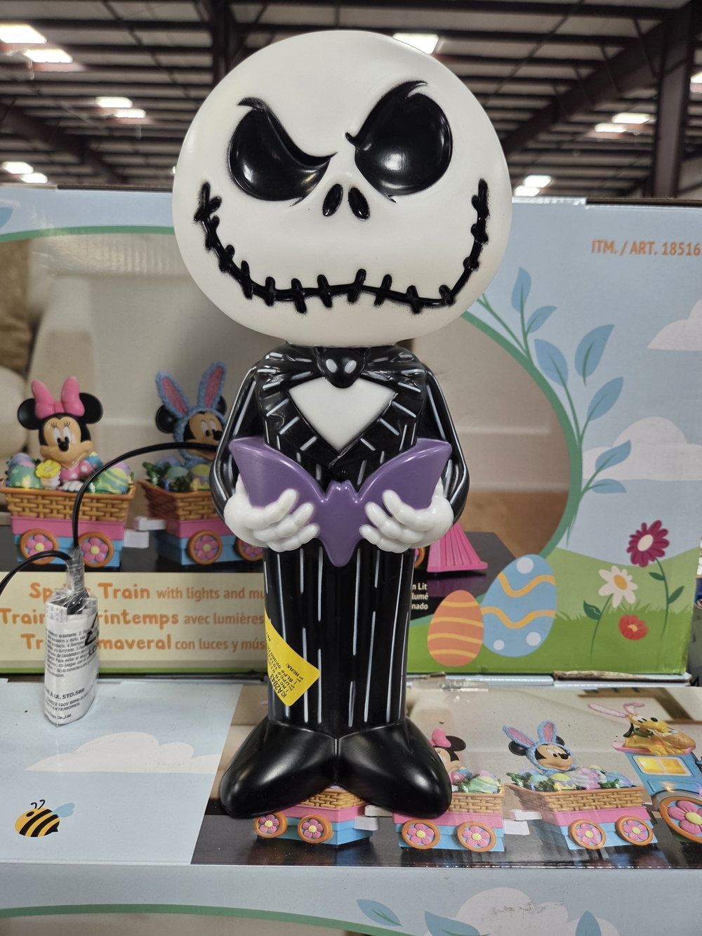 Purple Bat Jack Skellington Lamp
